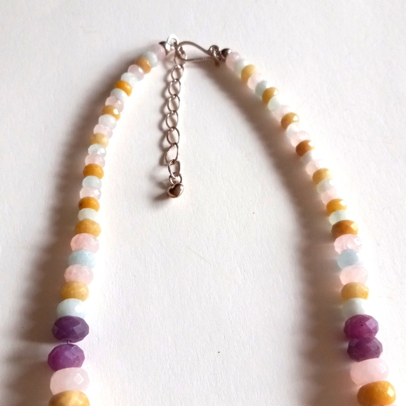 Jay King Multi Gemstone Beaded Necklace. - Picture 5 of 8